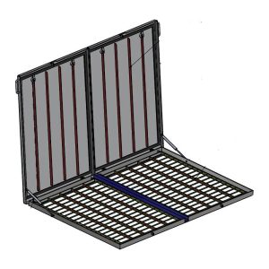 TB Trappe en saillie antivol Tiburon en deux parties - acier inoxydable